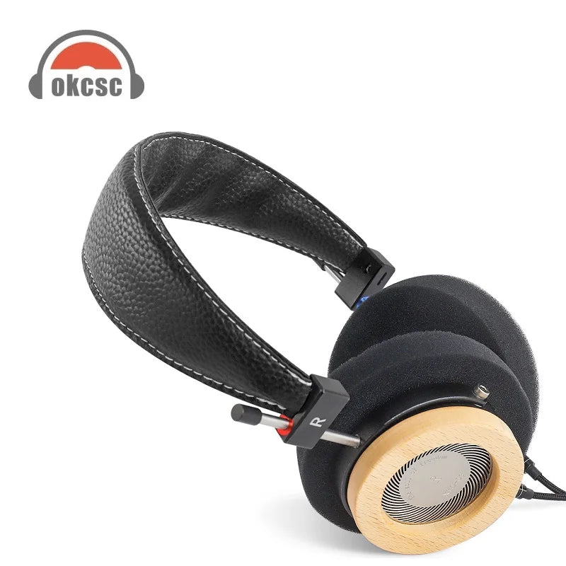 OKCSC WTD-3 Maple Wooden On-Ear Headphones Superior Sound with 40mm Speakers 3.5mm Replacement Cable HiFi Open-Back Headphones