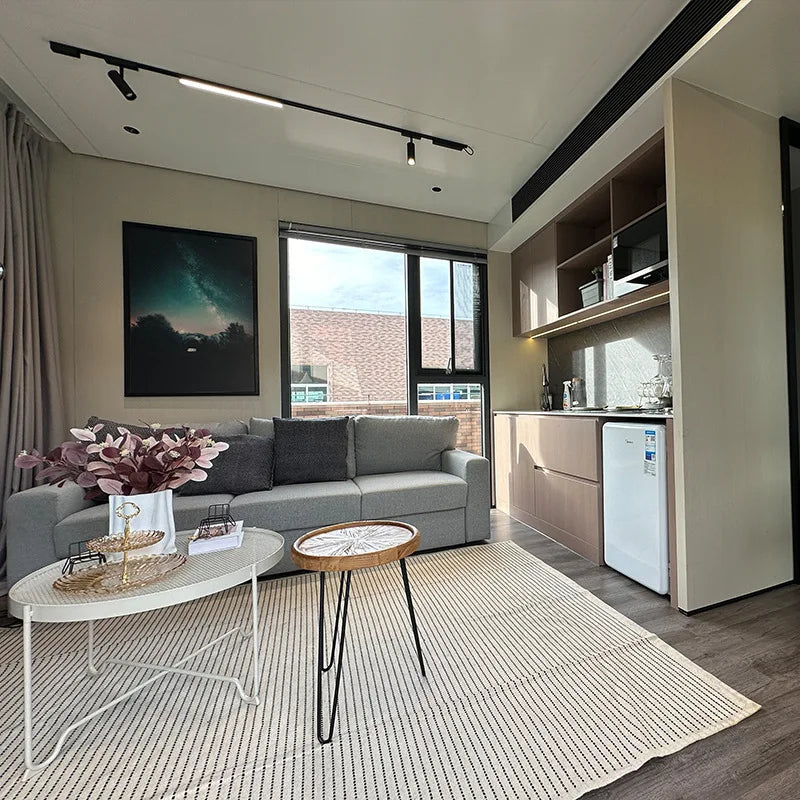 Ready to Live Prefab Modular Container Home Expandable Luxury Tiny House Villa for Airbnb Backyard ADU Guest House Office Cabi