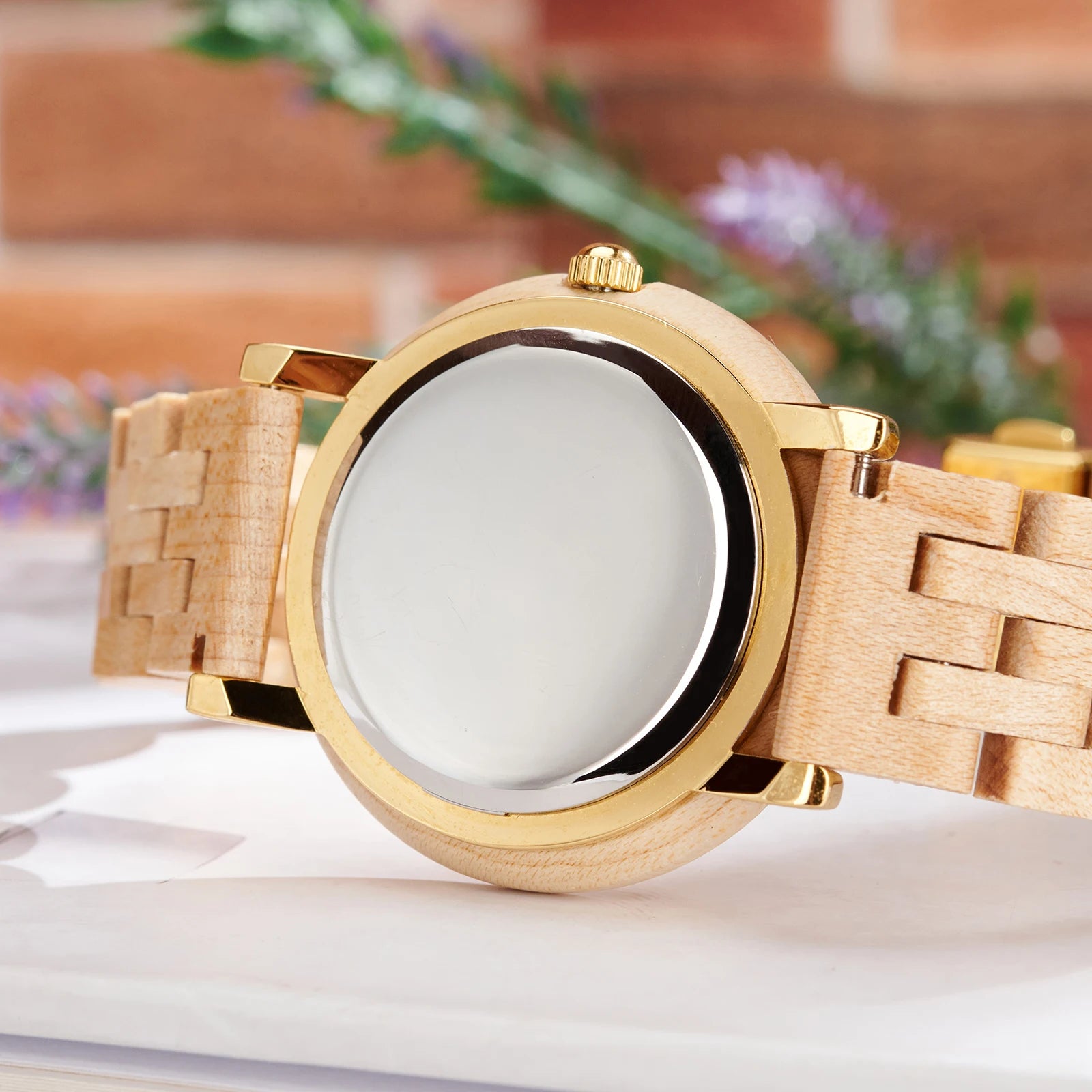 BOBO BIRD Women's Wooden Watch 2025 New Elegant Quartz Wristwatch for Ladies and Girl Natural Wood Timepiece Gift for Girlfriend