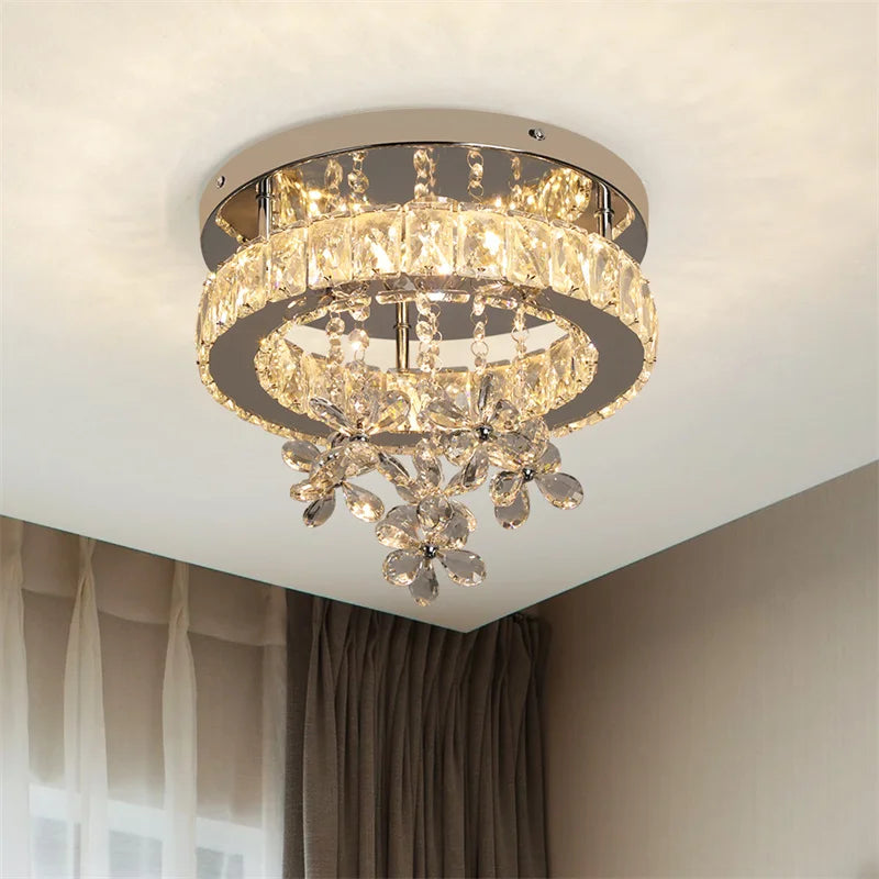 Modern Chandelier For Bedroom Dining Room Led Ceiling Light With Remote Control Hanging Lighting Fixtures Home Decoration Lustre