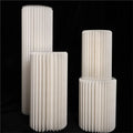 Roman Folding Column Ornaments Party Honeycomb Origami Display Stand Shop Window Wedding Decor Folding Cylindrical Flower Rack