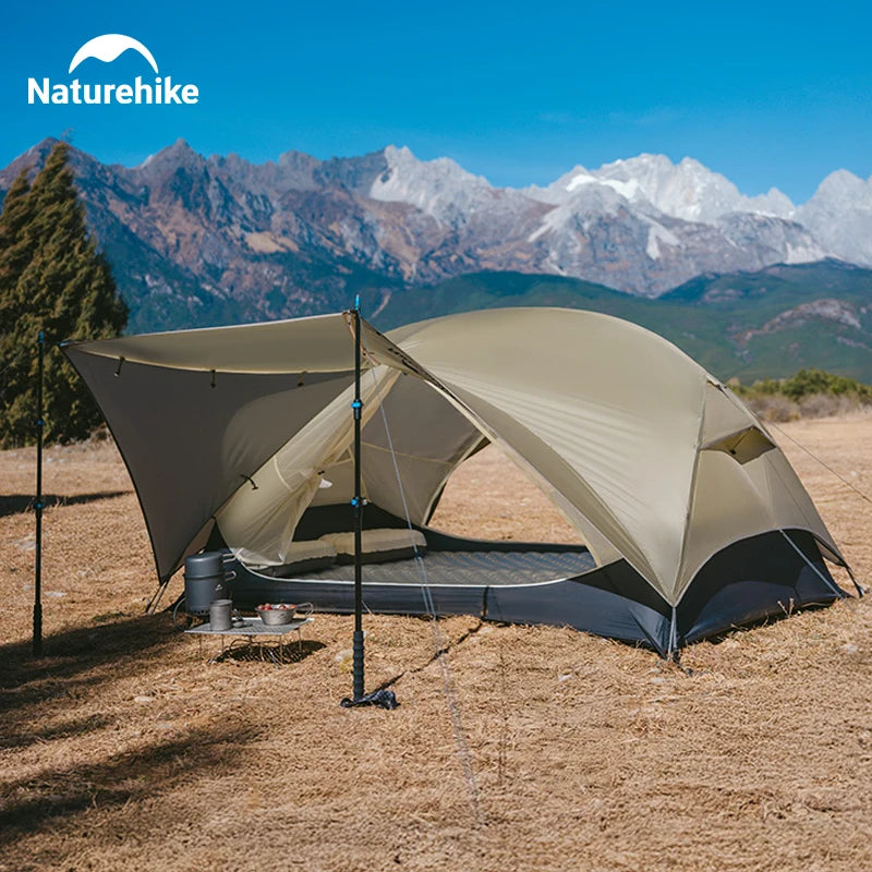 Naturehike Mongar UL Tent 1 2 Person Camping Outdoor Ultralight Tent Travel Backpacking 15D Waterproof Shelter Tent Hiking