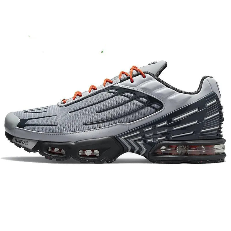 2025 TN PLUS 3 New Silver Black Outdoor Breathable Comfortable Sneakers Women Men Running Shoes 36-46