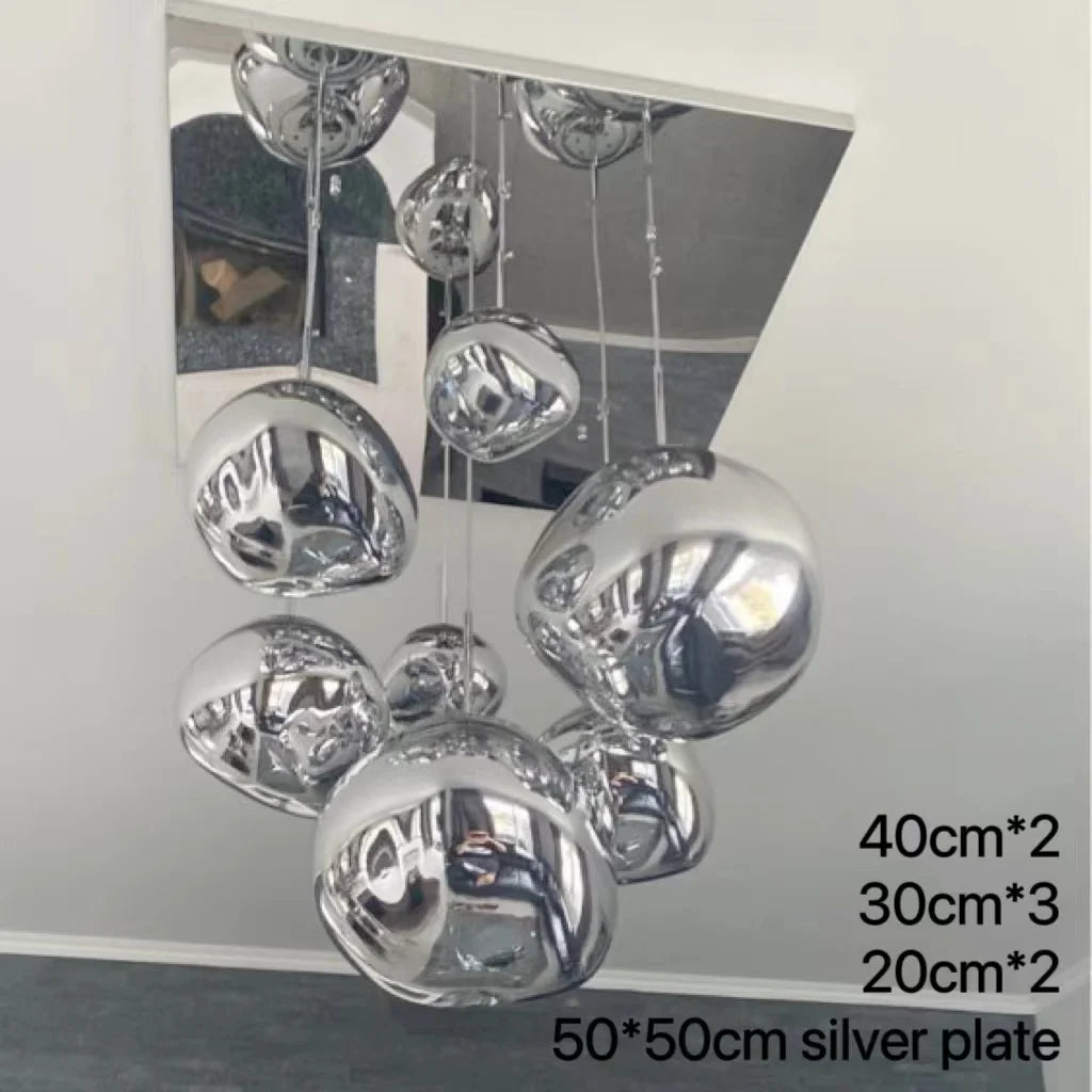 Nordic Loft Lava LED Pendant Lights Modern Design PVC Lighting Living Room Lamp Diningroom Bar Loft Restaurant Hanging Lights