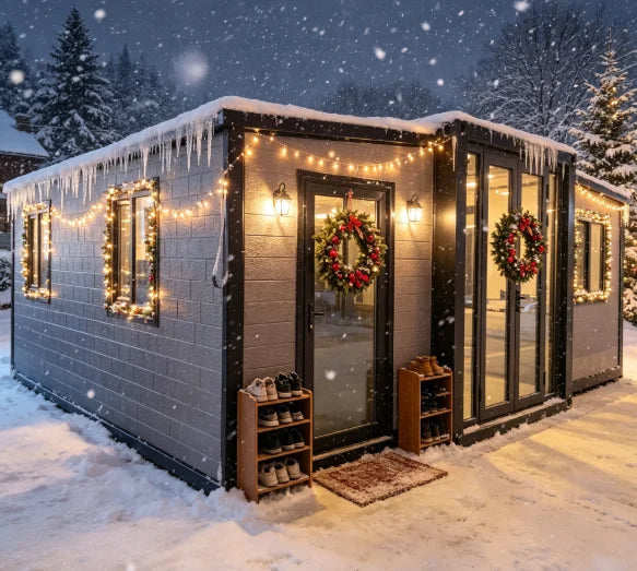 Prefab Mobile Home Hotel 20ft 30ft 40ft Modular Folding Tiny House 2 3 Bedrooms Luxury Modern Expandable Supermarket Gym
