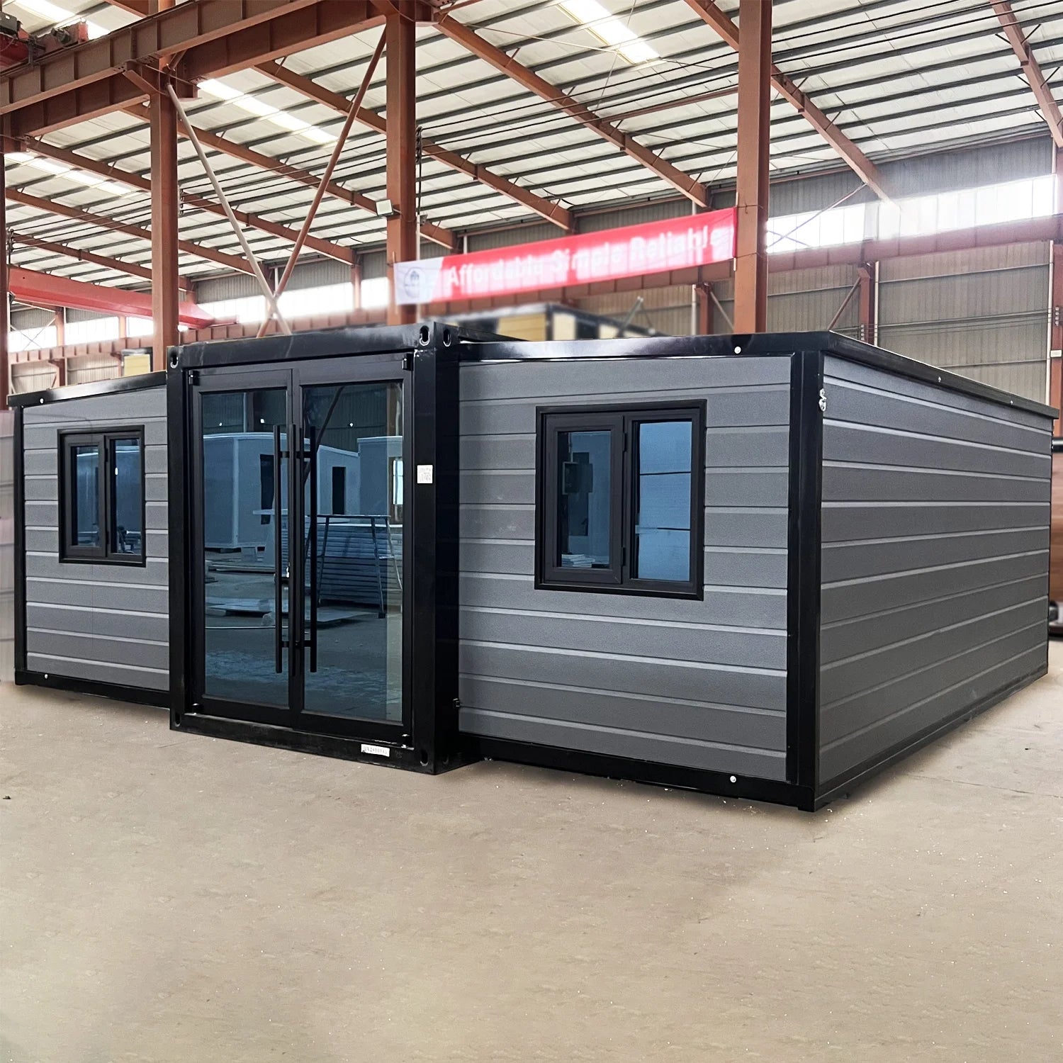 Casa Prefabricated Modular Mobile Tiny Home Modern Portable Folding Prefab Expandable Container House 20ft 40ft 2 3 4 Bedroom