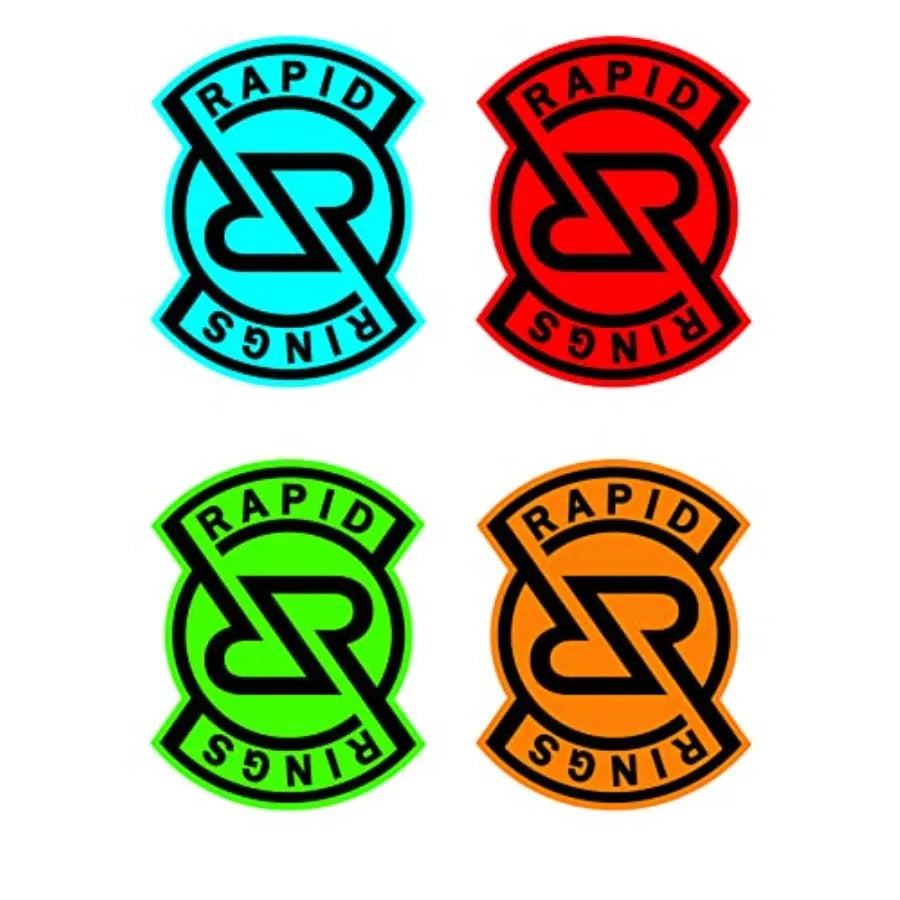 Rapid Rings Portable Gymnastic Rings for Strength Stability and Skill Training Anywhere in Black Steel with Durable Grip