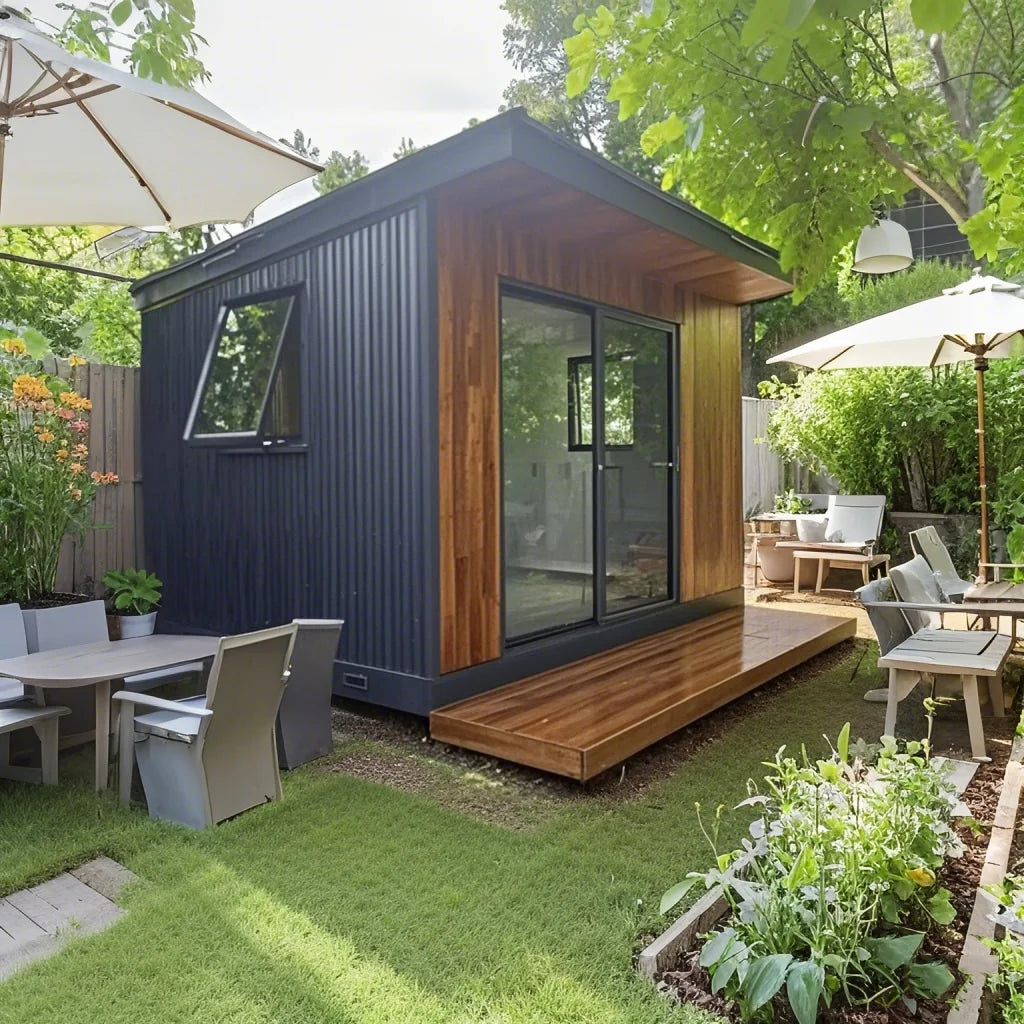 Prefab Garden Office Shed New Design Tiny Backyard Modular Working Pod Outdoor Mobile Office For Sale