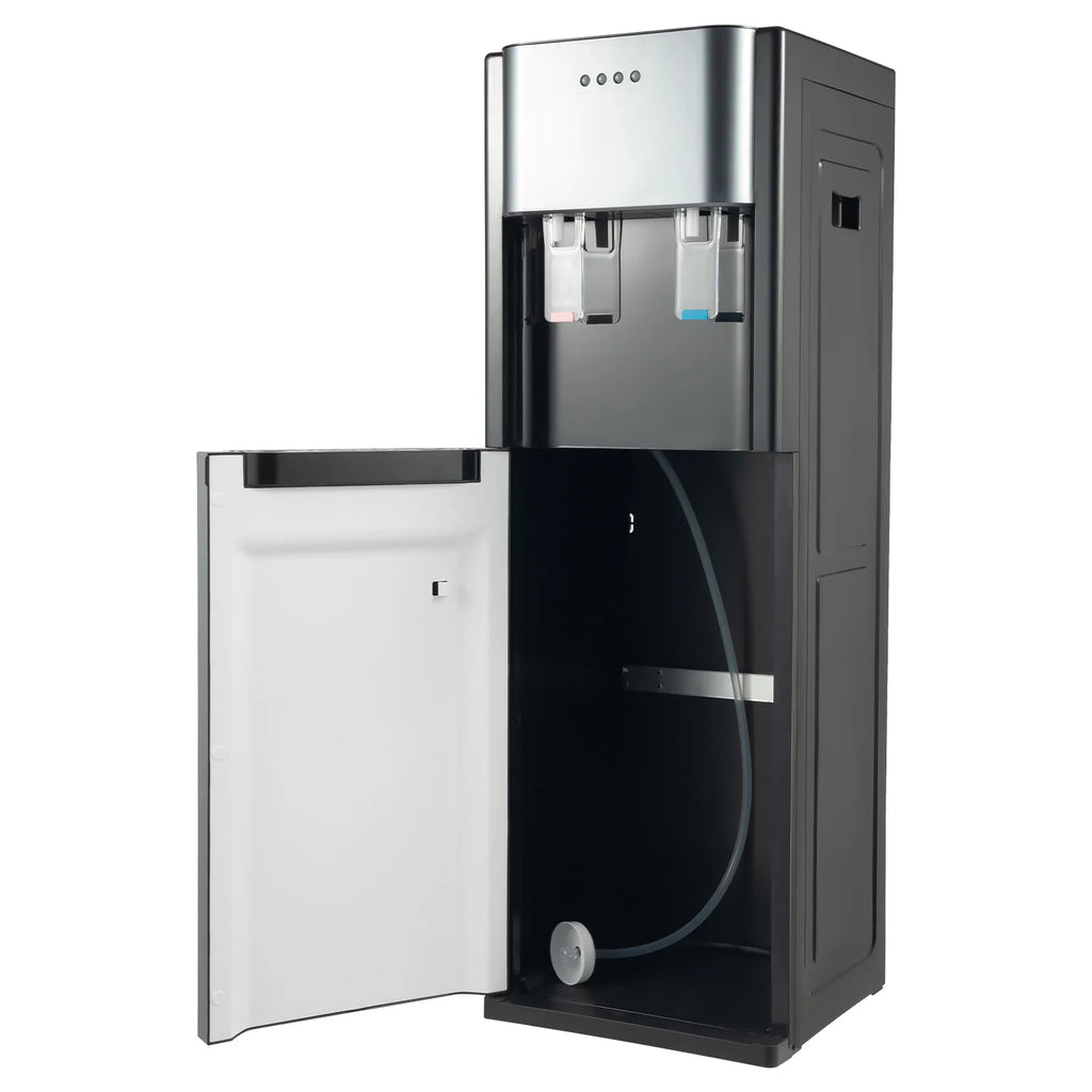 Water Cooler Dispenser, Hot and Cold Water Cooler with Bottom Load, 450W Heating 70W Cooling, Standalone Dispenser for Home