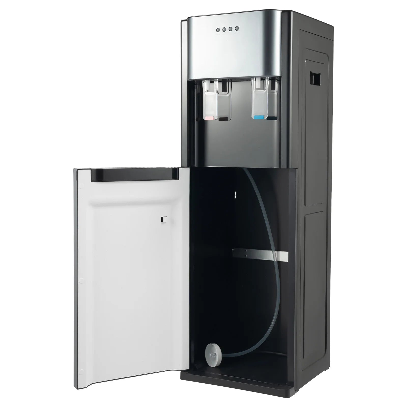 Water Cooler Dispenser, Hot and Cold Water Cooler with Bottom Load, 450W Heating 70W Cooling, Standalone Dispenser for Home