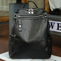 Women Natural Cow Leather Backpacks Lady Cowhide Design Large Capacity Bags Female Retro Versatile Backpacks Ladies Fashion Bag