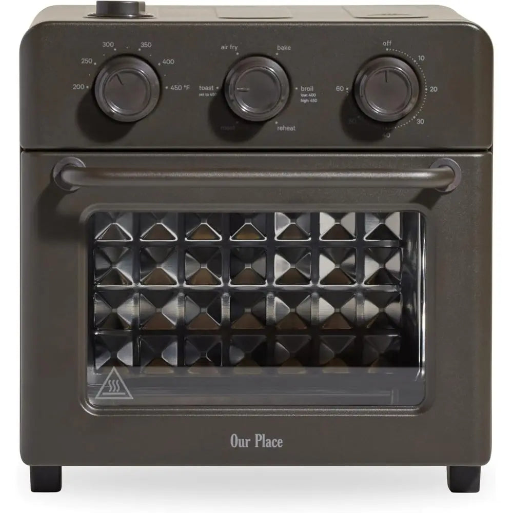 6-in-1 Stainless Steel Air Fryer Toaster Oven Combo - 13 QT, Toast, Roast, Bake, Reheat, Broil, Steam