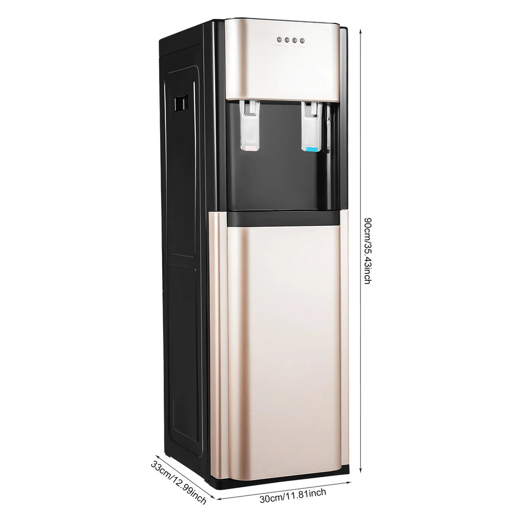 620W Bottom Loading Water Dispenser with Hot and Cold Water, Floor Standing Water Cooler with Heating and Cooling Functions for Home Office Living Room