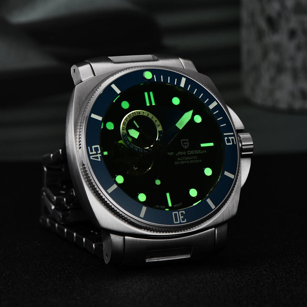 PAGANI DESIGN 2024 New Men's Watches Luxury Mechanical Automatic Watch For Men Sapphire Mirror Sports Waterproof Stainless Steel