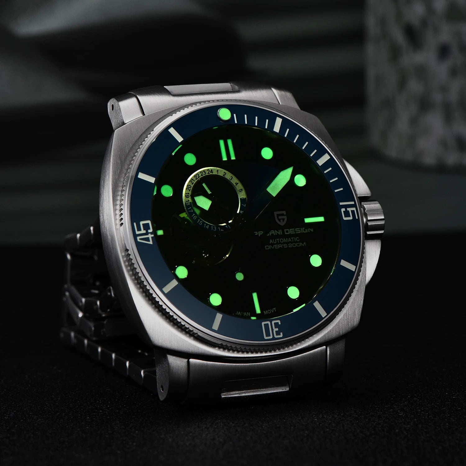 PAGANI DESIGN 2024 New Men's Watches Luxury Mechanical Automatic Watch For Men Sapphire Mirror Sports Waterproof Stainless Steel