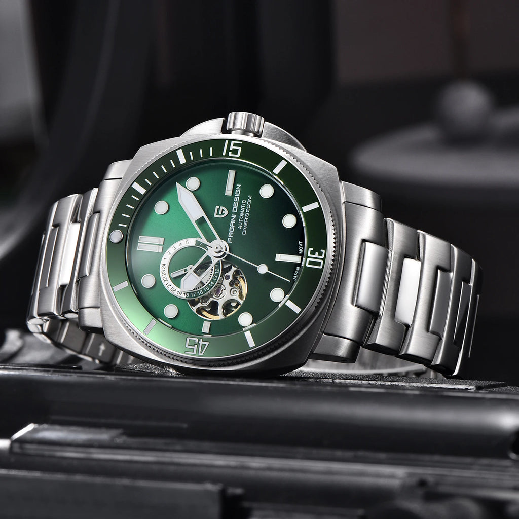 2024 New PAGANI DESIGN Men Mechanical Wristwatches Luxury Mens Watches Automatic Watch For Men Sapphire Mirror Waterproof Sports