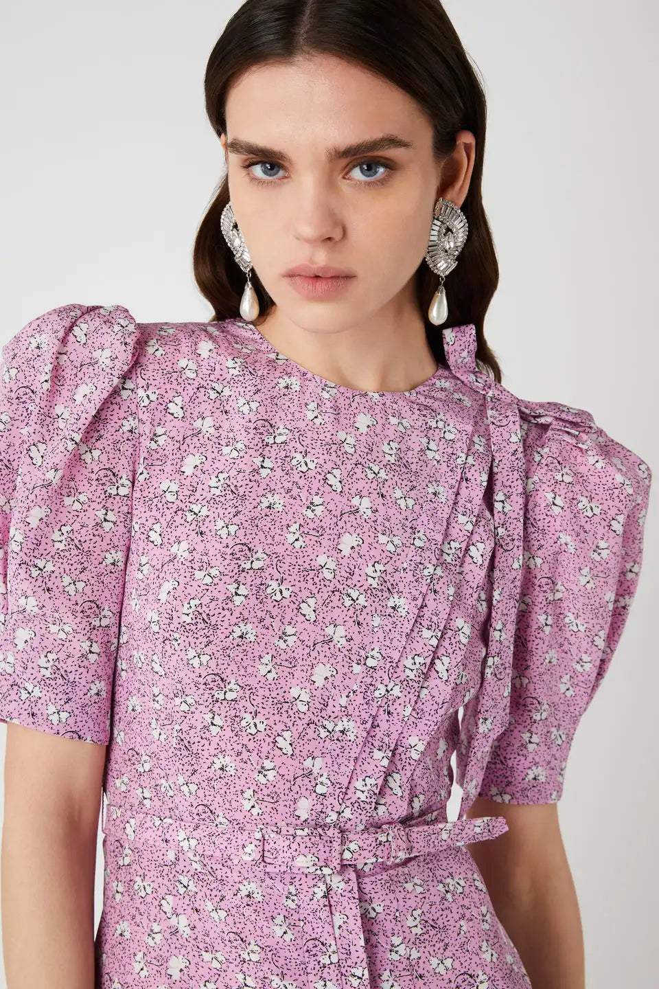 Fashionable new Alessandra Rich dress, high-quality designer handmade dress