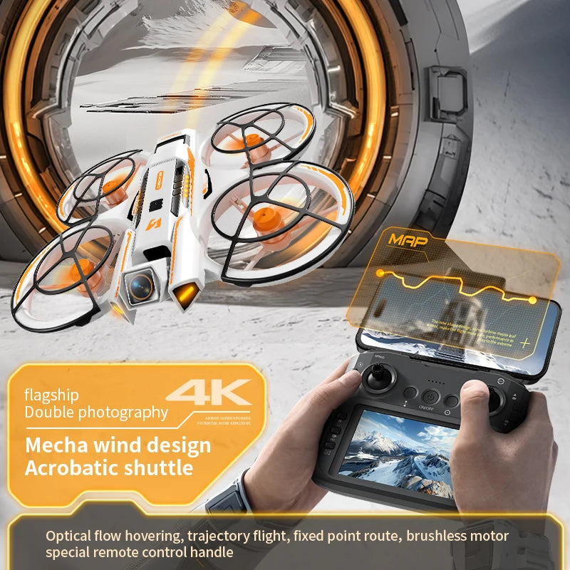 Use the A26 PRO camera drone! Equipped with a 4K high-definition camera, a windproof brushless motor, and a 5.64-inch display, this camera drone is very convenient to use and can be used for outdoor activities or indoor purpo