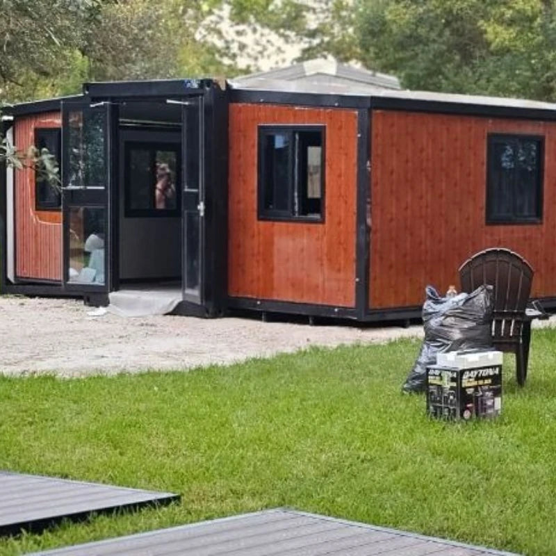 20ft Container House Fold Out Prefabricated House Container Tiny Home Casas Prefabricadas 36㎡ 72㎡ Container House for Australia