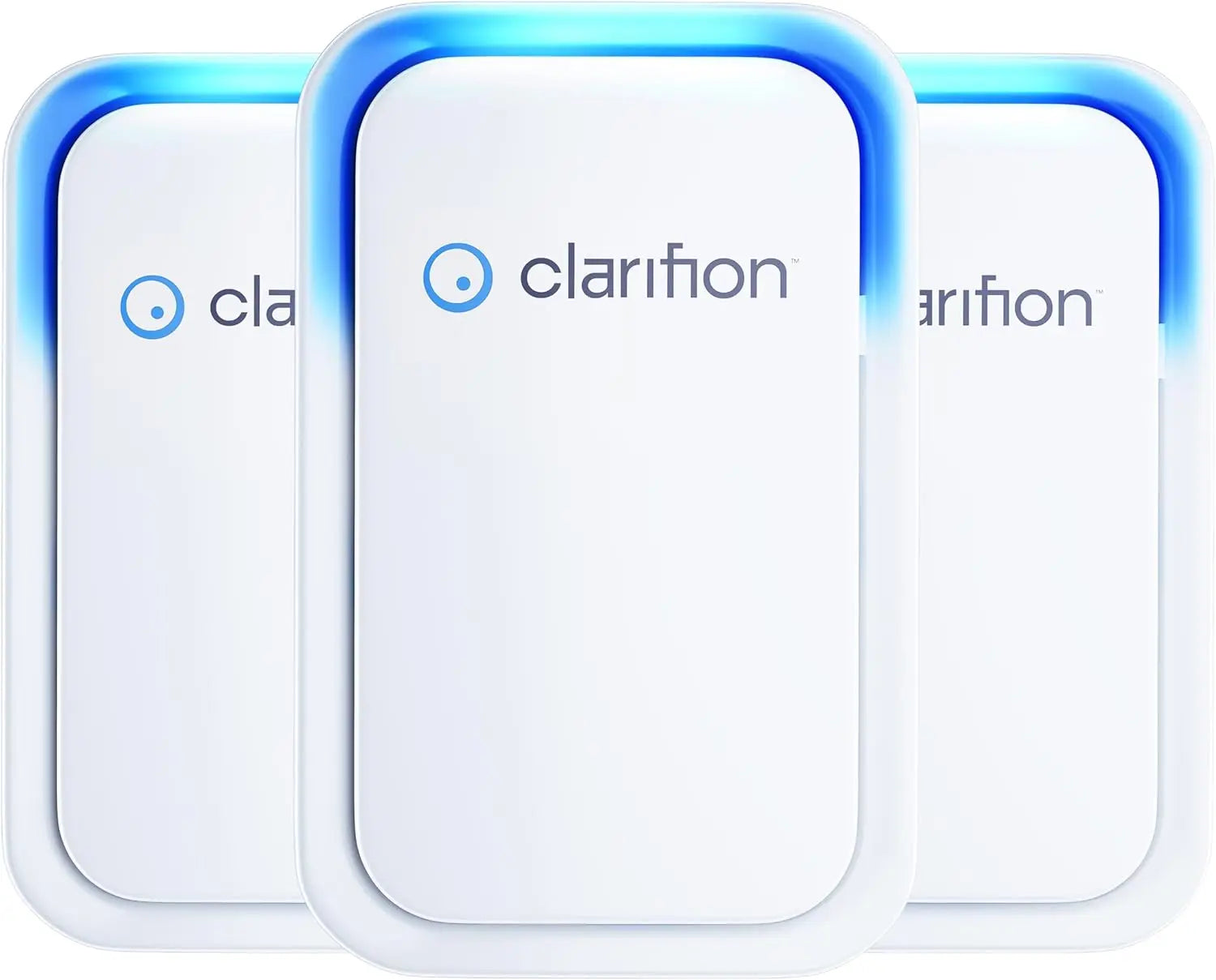 Negative Ion Air Purifier 3-Pack, Quiet Plug-In Freshener for Home, Bedroom, Office, Kitchen, Portable Odor & Smoke Eliminator