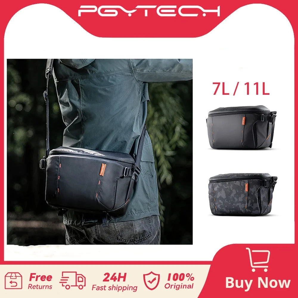PGYTECH OneMo Sling Bag 7L 11L Crossbody Camera Bag For DSLR and Mirrorless Cameras, Photography Bag for Men and Women Newest
