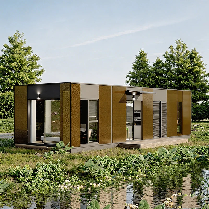 Modern Prefab Container House Modular Tiny Home Luxury Mobile Cabin Villa for Airbnb Hotel Vacation Office Granny Flat ADU