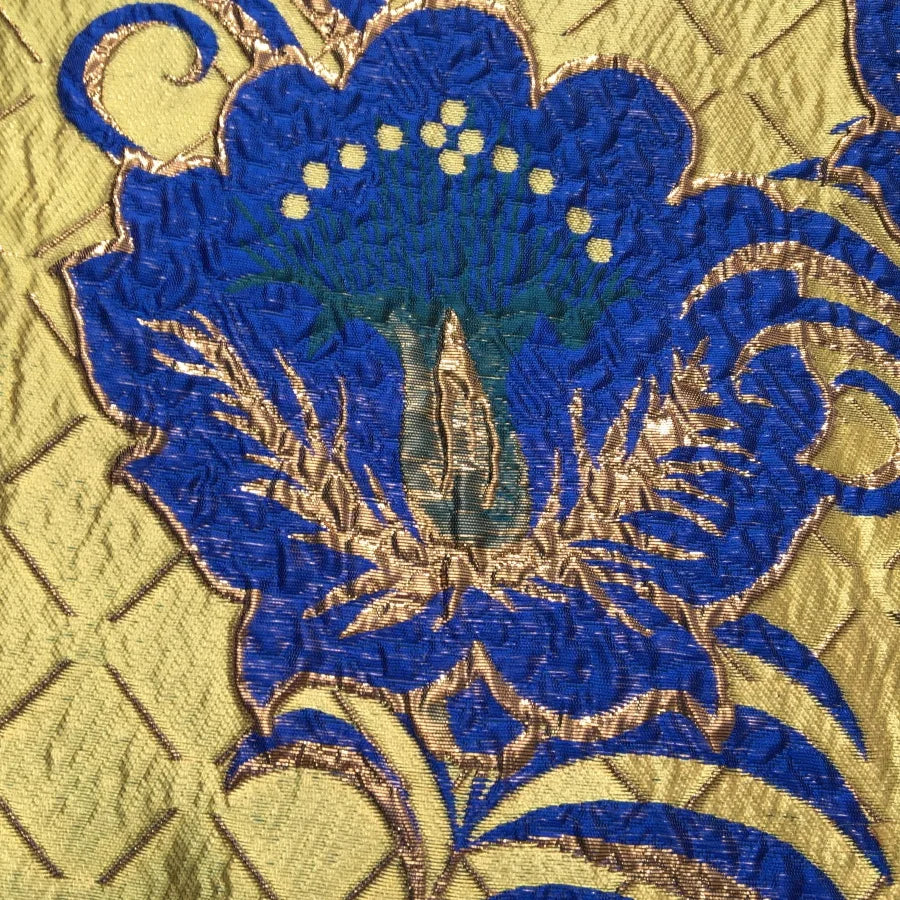 Luxury Nigerian Jacquard Lace Fabric Gilding French African Broacde Lace Fabric 2025 High Quality Damask Dress for Women A4085