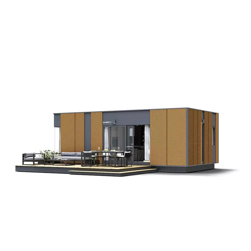Ready to Live Prefab Modular Container Home Expandable Luxury Tiny House Villa for Airbnb Backyard ADU Guest House Office Cabi