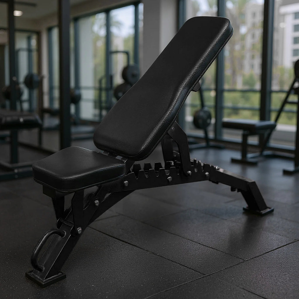 Ergonomic Strength Weight Bench 9 Angle Adjustable Strength Training Bench Exercise Bench for Bench Press Full-Body Workouts