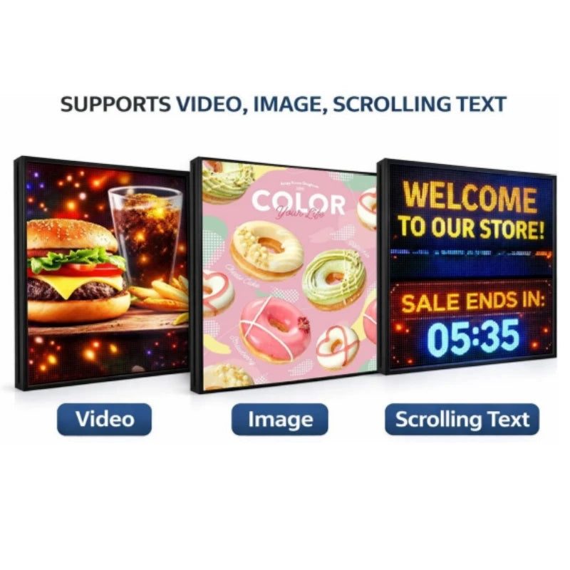 P4 Outdoor Full Color 40'' x 40'' Scrolling LED Display Digital Signage For HD images and Video led Sign With High Brightness