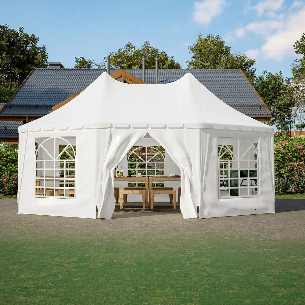 Durable Outdoor Wedding Tent with Portable Storage Bags for Garden Parties and Events