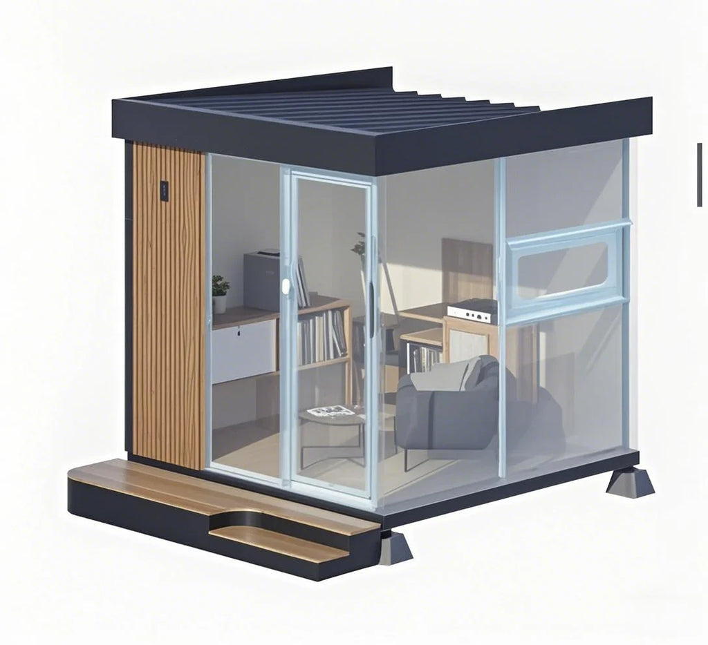 Prefab Garden Office Shed New Design Tiny Backyard Modular Working Pod Outdoor Mobile Office For Sale