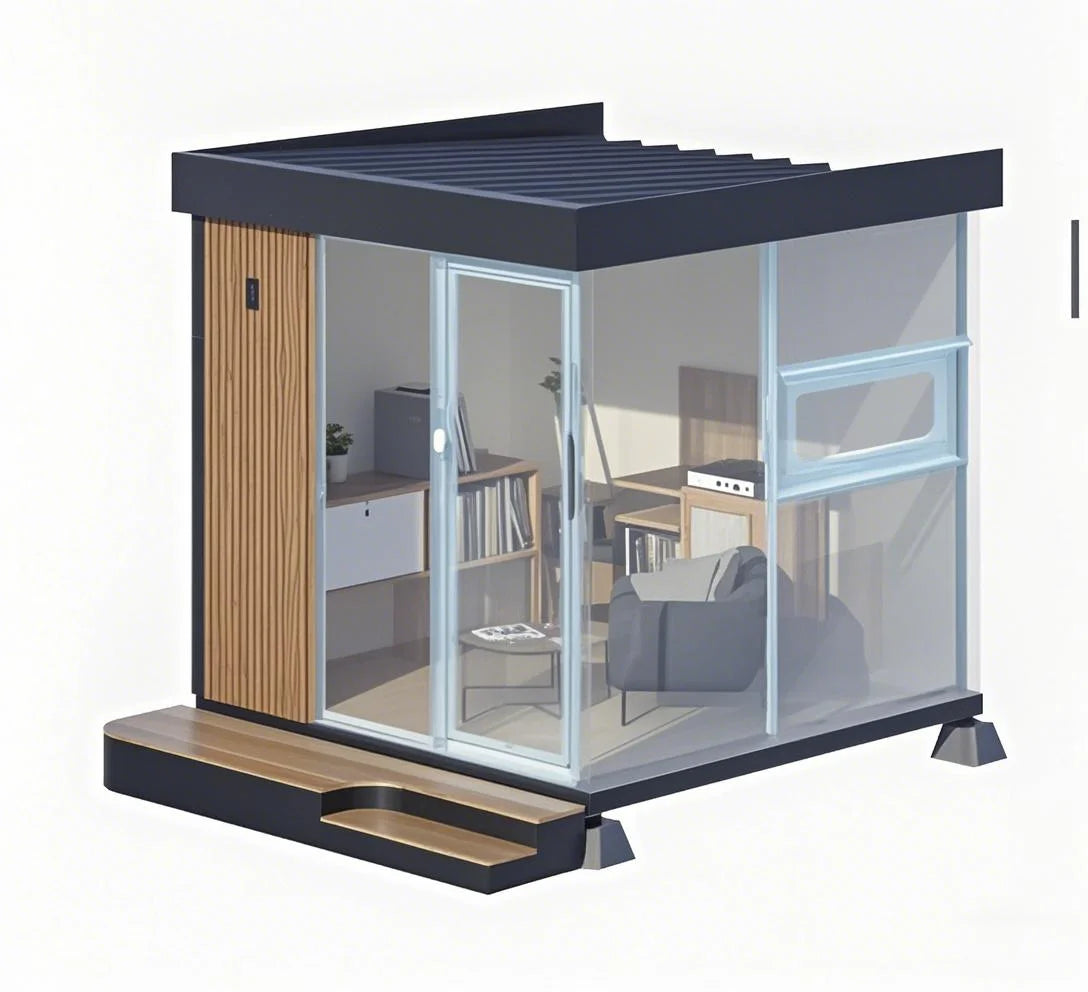 Prefab Garden Office Shed New Design Tiny Backyard Modular Working Pod Outdoor Mobile Office For Sale