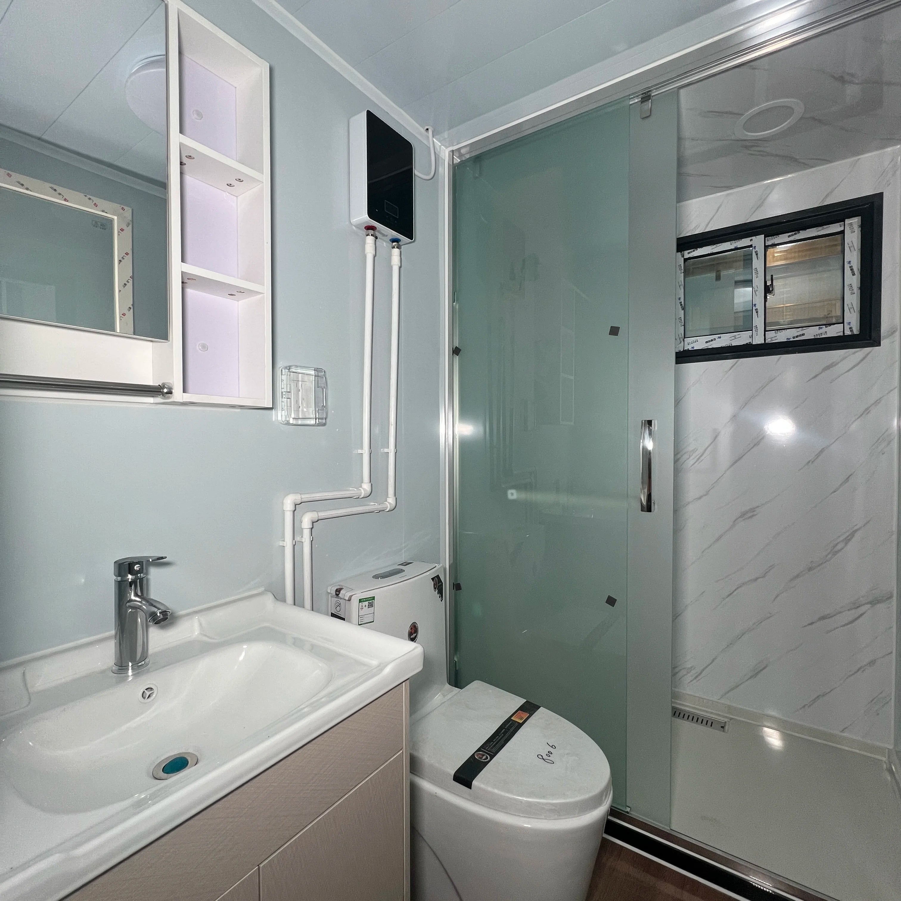 Prefab Mobile Home Hotel 20ft 30ft 40ft Modular Folding Tiny House 2 3 Bedrooms Luxury Modern Expandable Supermarket Gym