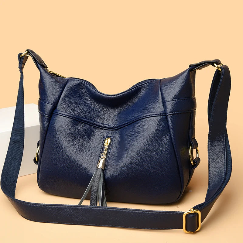 Women's Bag New Trend Korean Handbags Designer Luxury Brand Ladies Shoulder Bags Soft Leather Fashion Versatile Crossbody Bag