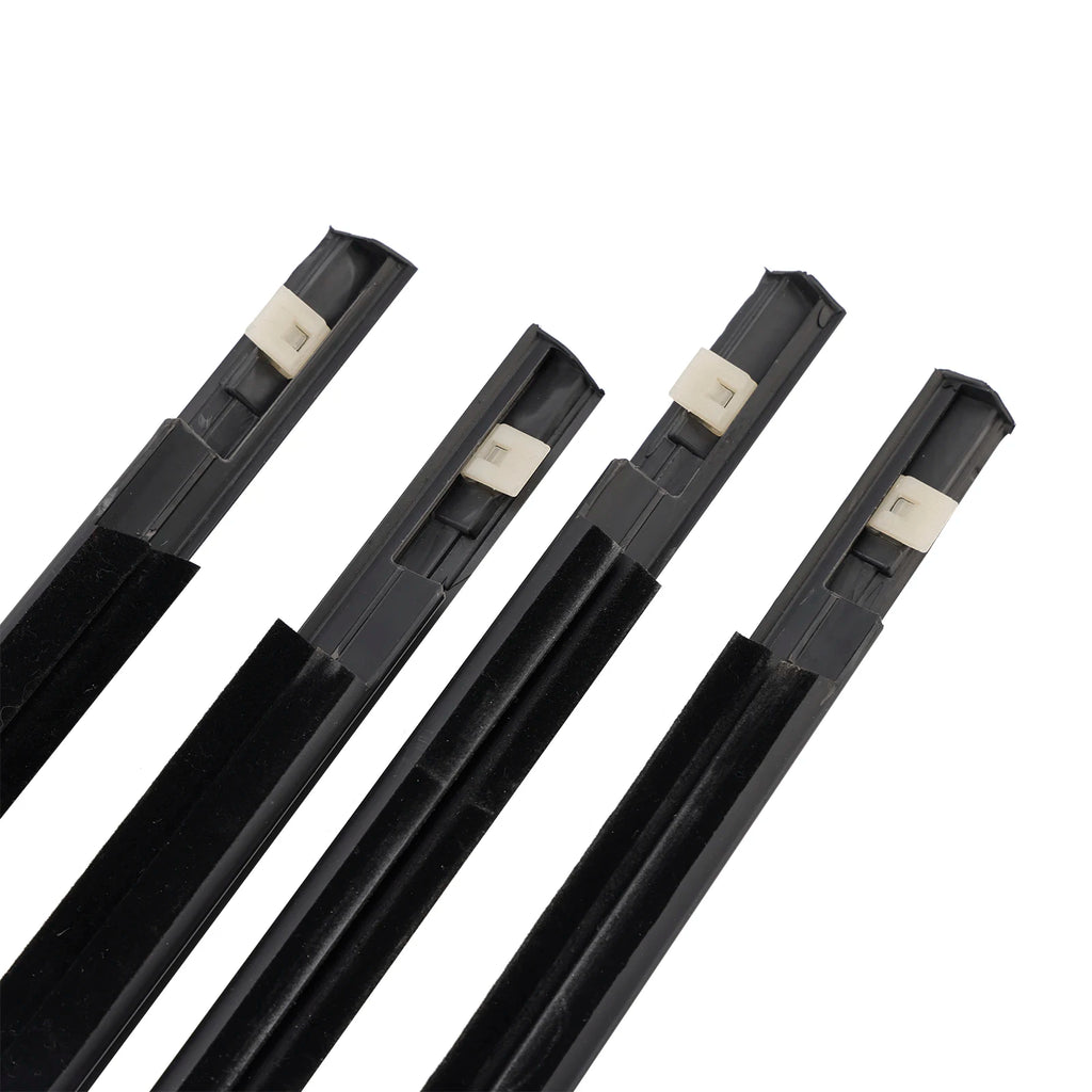 Artudatech 4PCS Door Glass Belt Outer Molding Weatherstrip For Suzuki Grand Vitara 09-13 Car Accessories 83811-65J00 83821-65J00