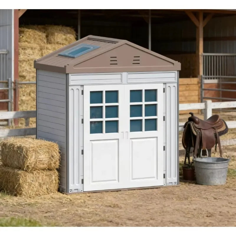 Tiny House WooWild Portable Prefab Modular Cabin Insulated Waterproof Single Span Tool Shed | Warehouse Tool Storage Tiny House