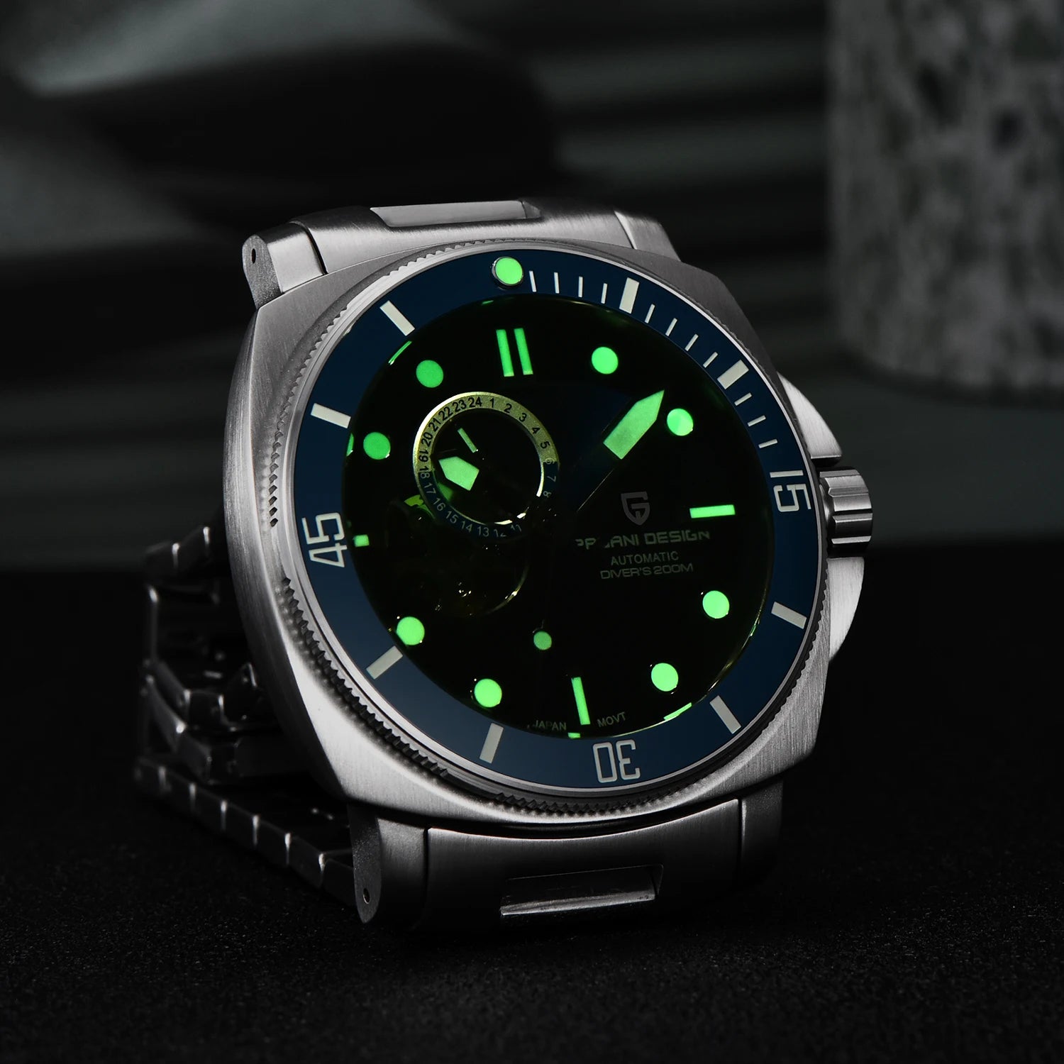 2024 New PAGANI DESIGN Men Mechanical Wristwatches Luxury Mens Watches Automatic Watch For Men Sapphire Mirror Waterproof Sports