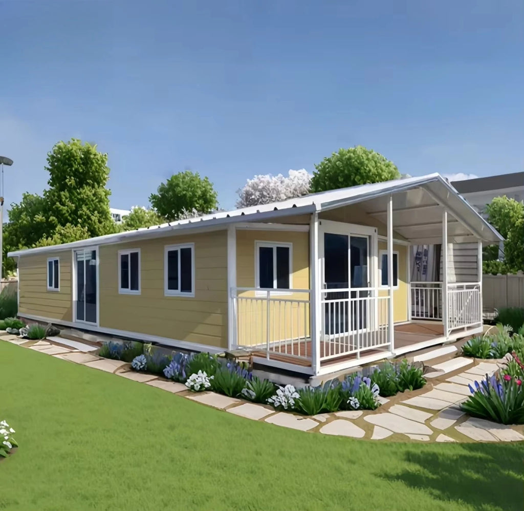 Solar Panel Roof Casa Prefabricated 20ft 40ft Foldable Expandable Container House Prefab Mobile Tiny Home 2 3 4 Bedroom Terrace