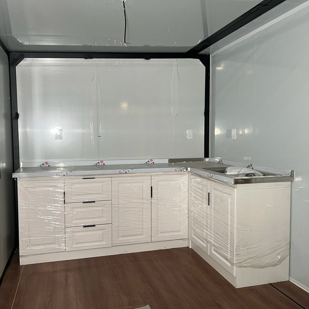 Prefab Mobile Home Hotel 20ft 30ft 40ft Modular Folding Tiny House 2 3 Bedrooms Luxury Modern Expandable Supermarket Gym