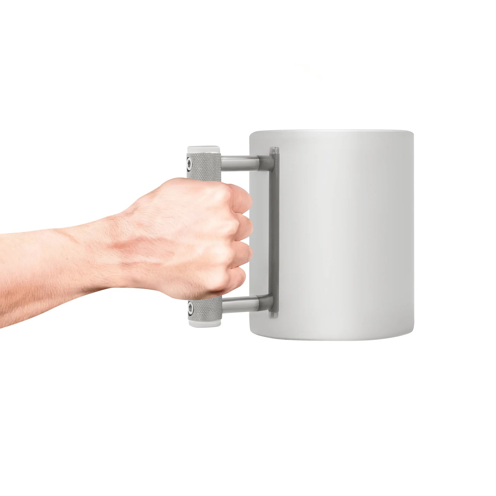 Dumbbell Heavy Cup, 12kg Stainless Steel Heavy Mug, 304 Stainless Steel Dumbbell Cup 400ml Strength Training for Gym Office