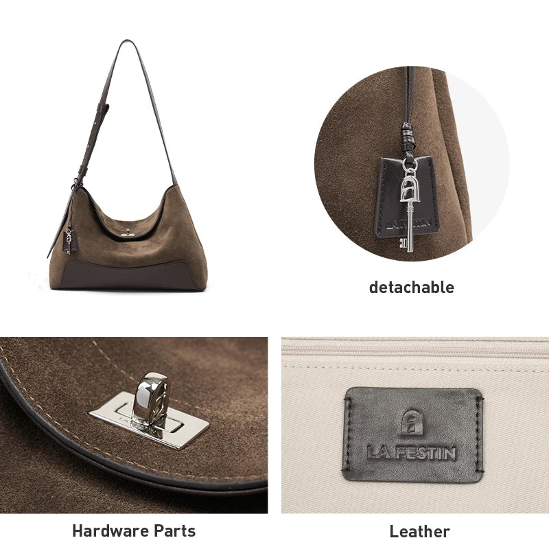 LA FESTIN Original Tote Bags for Women Popular Shoulder Crossbody Bag Large Capacity Handbag Casual Package Lady Fashion Bag