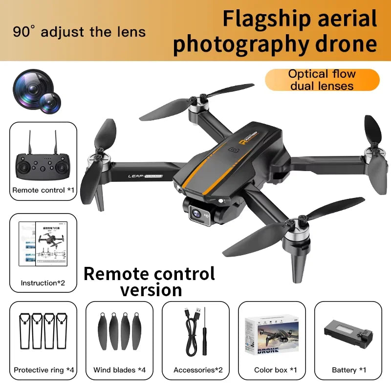 H31 Professional Dual Camera VR glasses Dron Quadcopter Brushless Aerial Photography Laser Obstacle Avoidance RC Toy Birthday