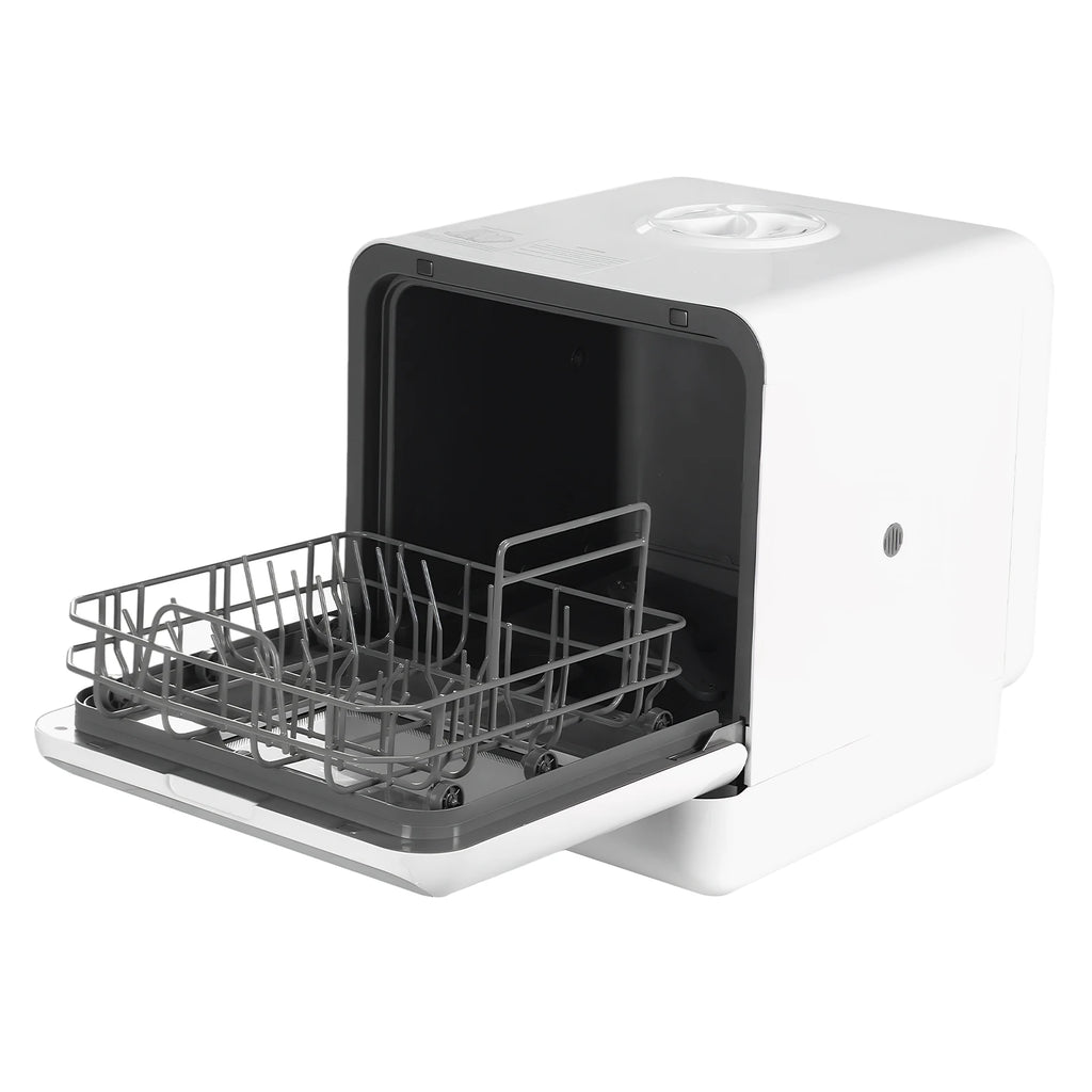 Countertop Dishwasher No Hookup Needed Mini Dishwasher 360° Dual Spray High-Temp& Air-Dry Function for Apartments& RVs
