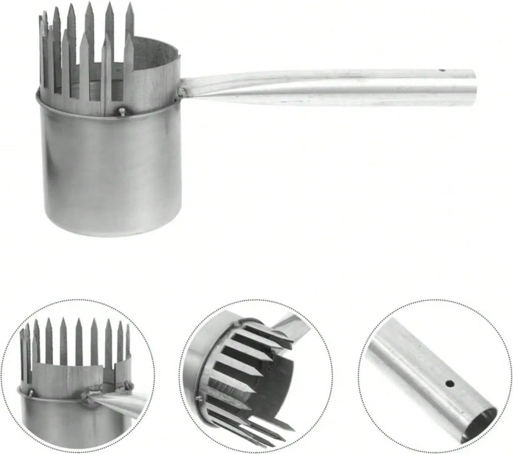 Fruit Picker Tool With Stainless Steel Head For Easy Blueberry And Berry Harvesting Lightweight Garden Hand Tool For Home And Outdoor Use
