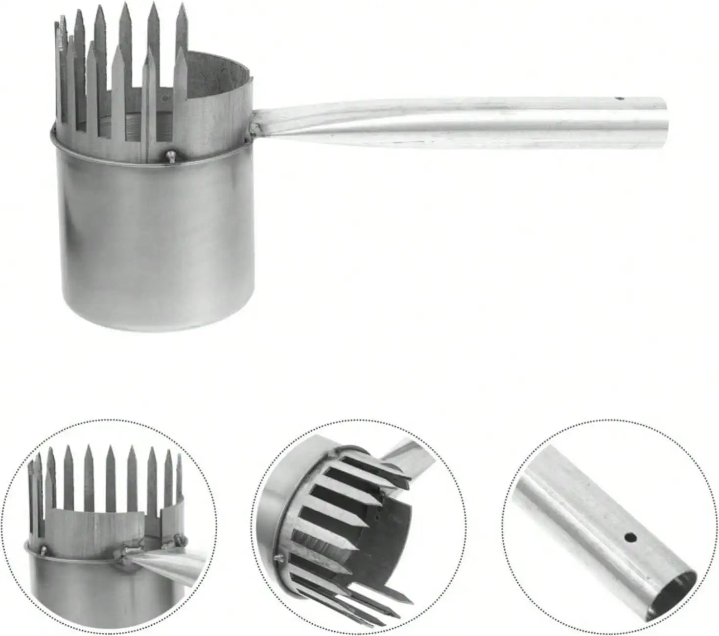 Fruit Picker Tool With Stainless Steel Head For Easy Blueberry And Berry Harvesting Lightweight Garden Hand Tool For Home And Outdoor Use