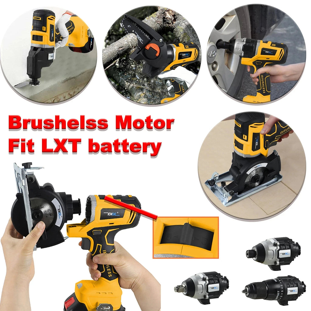 Brushless multifunctional 12-in-1 power tool combination set, a variety of accessories combination is very practical a good gift