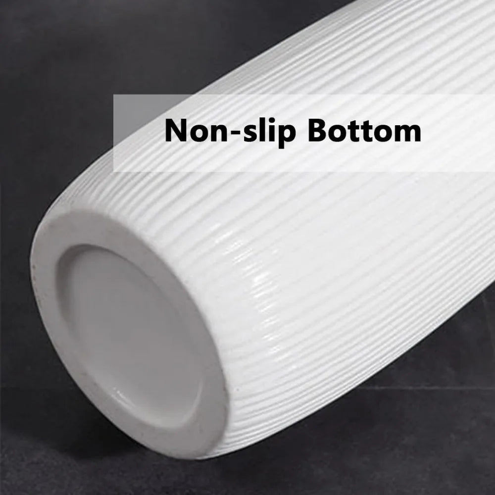 Big White Floor Vase, 24 Tall Floor Vase, Large Decorative Flower Vases for Decor Living Room Modern Home Office Bedroom