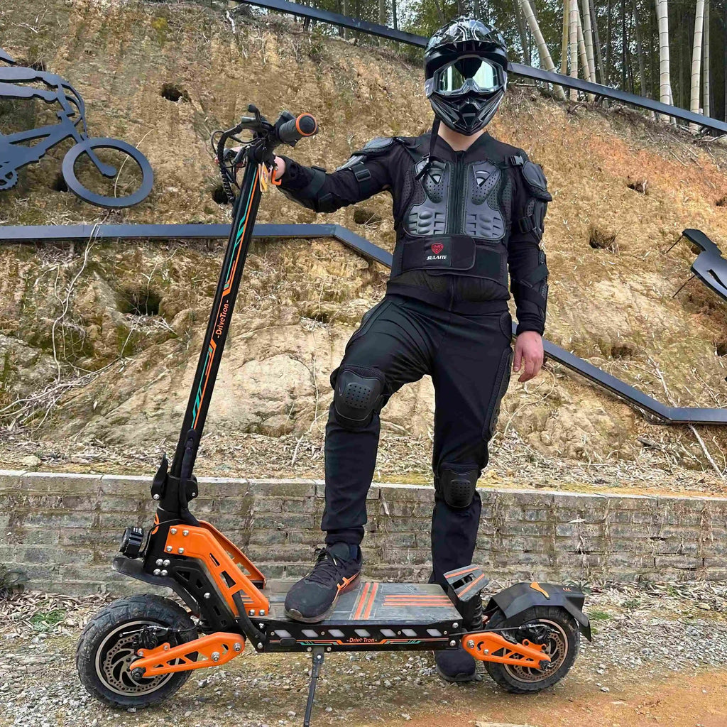 Dual Motor 43mph 70kmh Double Absorber Brake Powerful Off-road Adult Double Motor Big 52V 10inch Tires Electric Scooter