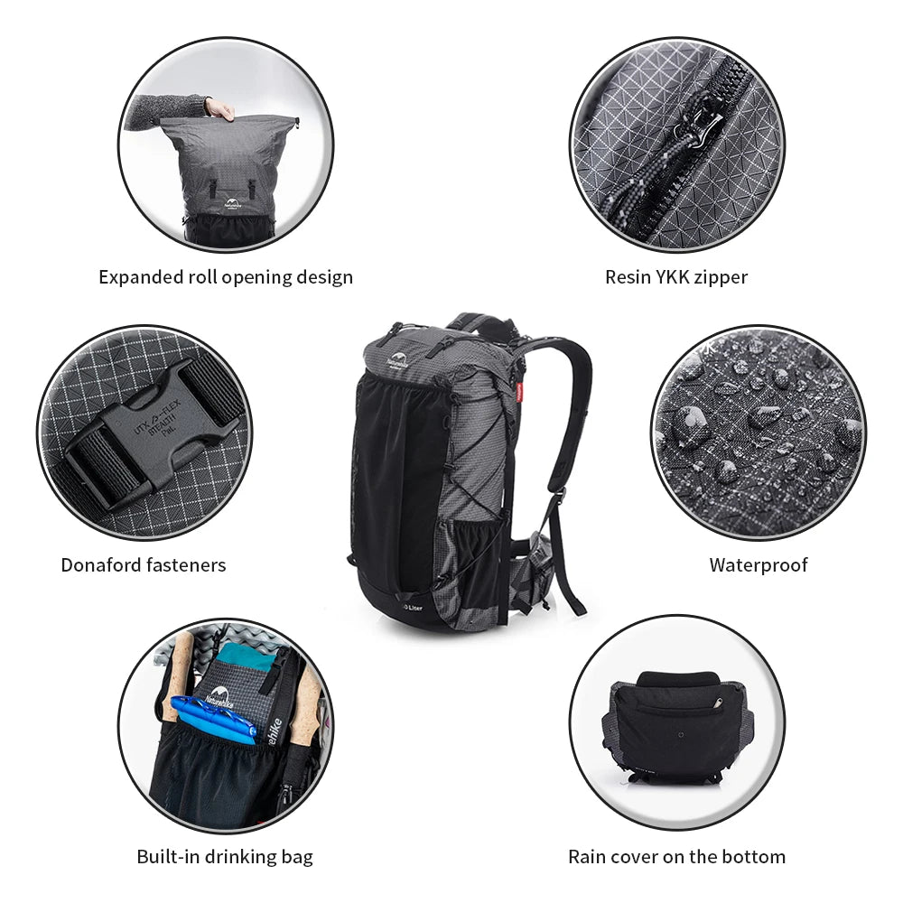 Naturehike Outdoor Hiking Bags Large Capacity Hiking Backpack Climbing Mountaineering Men's Women's Backpack Trekking Backpack
